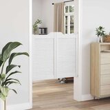 vidaXL Swing Doors Louvred Design 1 par Bela 90x100 cm Cene