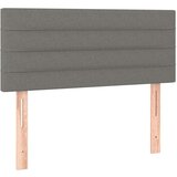  Box spring postelja z vzmetnico temno siva 100x200 cm blago, (20791585) | Shoptok.si