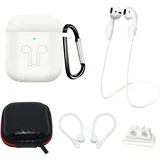 SILIKONSKI ETUI ZA AIRPODS 2/1 ETUI KAVELJ TRAK ROČAJ KARABIN, (21834881)