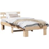  Krevetna konstrukcija Prirodna 80 x 200 cm Čvrsto borovo drvo | shoptok.hr