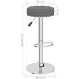  Barski stolčki 2 kosa temno sivo blago, (20817348) | Shoptok.si