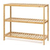 Bonami Essentials Od bambusa kupaonska polica u prirodnoj boji 69x60 cm Skaren – Cijene