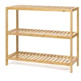 Od bambusa kupaonska polica u prirodnoj boji 69x60 cm Skaren –