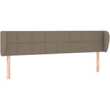 vidaXL Vzglavje z ušesi taupe 163x23x78/88 cm blago, (20936406) | Shoptok.si