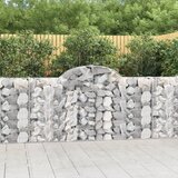  Lučne gabionske košare 9 kom 200x30x100/120cm pocinčano željezo Cijene