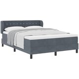  s opruga kutije Tamno siva 160 x 200 cm Baršun | shoptok.hr