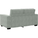  Dvosjed Sofa Svijetlosiva 160x78x84 cm Baršun | Shoptok.si