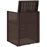  Vrtne stolice za blagovanje 2 pcs Smeđa i sivosmeđa PP | shoptok.hr