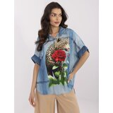 Italy Moda Shirt-DHJ-KS-19007-7.85-Blue | Shoptok.si