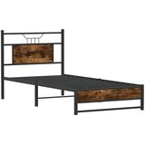  Okvir kreveta bez madraca dimljena boja hrasta 80x200 cm drveni | shoptok.hr