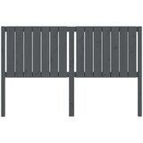  Posteljno vzglavje sivo 155,5x4x100 cm trdna borovina, (20647674) | Shoptok.si