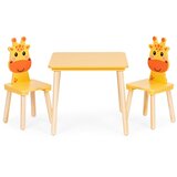 ECO TOYS dječji set namještaja Žirafa – stol i 2 stolice | shoptok.hr