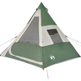 Šator tipi za kampiranje za 7 osoba zeleni vodootporni | shoptok.hr
