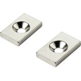 TRU COMPONENTS trajni magnet, pravokutni N35 granična temperatura (maks.): 80 °C conrad components W20L12T3-M4 Cijene