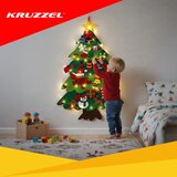  Božićno drvce - Filc, 26 ukrasa + LED lampice | shoptok.hr