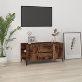 vidaXL TV omarica dimljeni hrast 102x44,5x50 cm inženirski les Cene
