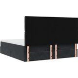 vidaXL Otomanski okvir kreveta s madracima crni 180x200cm baršunasti | shoptok.hr