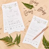 Ginger Ray® kartice sa savjetima botanical baby | shoptok.hr