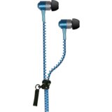 IRRADIO Slušalice stereo sa rajfešlusom JERSEY ZIP B, 3.5 mm, Plave | Eponuda.ba