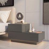 Hanah home noćni ormarić Kayra, 70 cm, antracit Cene