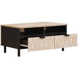  Kava Stol s ladicama Bijelo 80 x 54 x 40 cm Čvrsto drvo manga | shoptok.hr