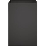  Vrtna saksija Crna 50 x 50 x 75 cm Čelična vrata | shoptok.hr