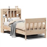 vidaXL Okvir kreveta bez madraca 90 x 190 cm od masivne borovine | shoptok.hr