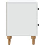  Noćni ormar Bijela 43 x 34,5 x 48 cm Konstruirano drvo | shoptok.hr