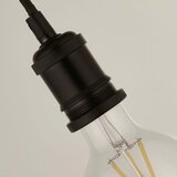 Searchlight 7461BK - Viseći luster na sajli SUSPENSION 1xE27/60W/230V crna | Eponuda.com