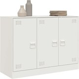 vidaXL Komoda bijela 99 x 39 x 73 cm čelična | shoptok.hr