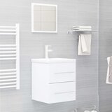 Ormarić za umivaonik bijeli 41 x 38,5 x 48 cm konstruirano drvo | shoptok.hr