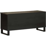 TV omarica črna 100x33x46 cm trden mangov les, (21830120) | Shoptok.si