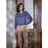 Orsay Blue Ladies Patterned Blouse - Women Cene'.'