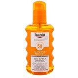 Eucerin Sun Sensitive Protect Sun Spray Transparent SPF50 prozirni sprej za sunčanje za osjetljivu kožu 200 ml | shoptok.hr