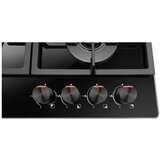 Hansa kuhalna plošča BHKS610502, inox, 4xplin, lito železo, črna, steklokeramika | Shoptok.si