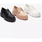 Resti Pink lacquered women's half shoes Delgor- Footwear | Shoptok.si