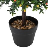 vidaXL Umjetno drvo s voćem i saksijom 35x50 cm Zelena | shoptok.hr