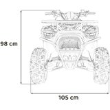 Quad na benzin 120CC DISCOVERER - narančasti | Shoptok.si