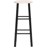  Barski stolci 2 kom crni MDF | Eponuda.com