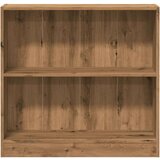 vidaXL Knjižna omara artisan hrast 80x24x76 cm inženirski les | Shoptok.si