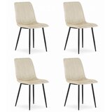 Lava stolica - svijetlo bež baršun x 4 | shoptok.hr