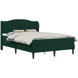  Krevetna konstrukcija 2 pcs Tamnozelena 120 x 190 cm Baršun | shoptok.hr