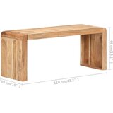  Klupa od masivnog bagremovog drva 110 x 38 x 46 cm | shoptok.hr
