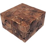  Stolci 4 kom smeđi 40x40x45 cm od masivne tikovine | Eponuda.com