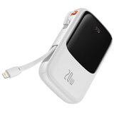 Baseus Power Bank QPow - 10 000mAh LCD Quick Charge PD 20W with cable to Lightning 8-pin white PPQD020002 | Eponuda.ba