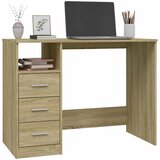  Radni stol boja sonome hrasta 102x50x76 cm konstruirano drvo | shoptok.hr
