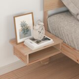  Krevet s okvirima i noćnim ormarićima Smeđa 100 x 200 cm | shoptok.hr