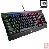 Sharkoon skiller mech SGK3, mechanical gaming keyboard, adjustable rgb illumination, red switch, us, usb | ePonuda.com
