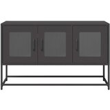 TV omarica črna 100,5x39x60,5 cm Hladno valjano jeklo, (21747089) | Shoptok.si