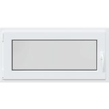  Prozor za podrum RISOR 100 x 50 cm PVC i staklo Bijela | shoptok.hr
